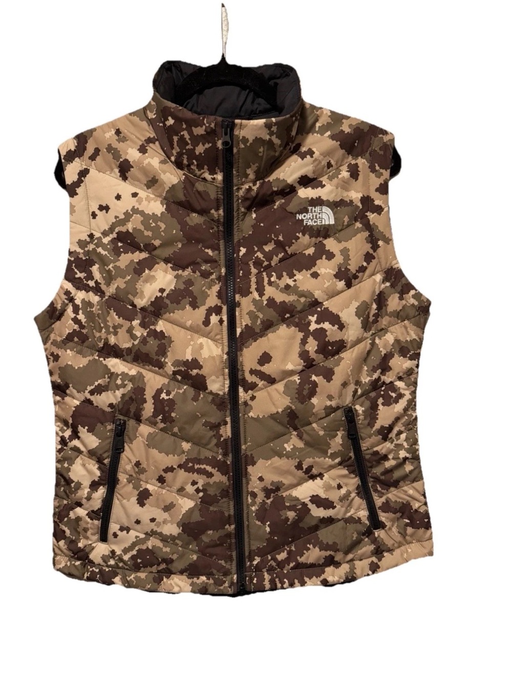 The North Face Women's Tamburello Vest Camouflage Digital Camo Puffer medium